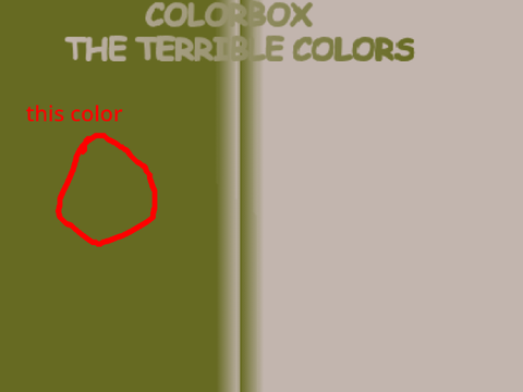 ⇵ Goose Turd Green ⇵