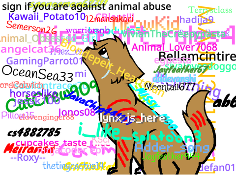 Sign If You Are Against Animal Abuse remix remix remix remix remix remix remix remix remix re… remix