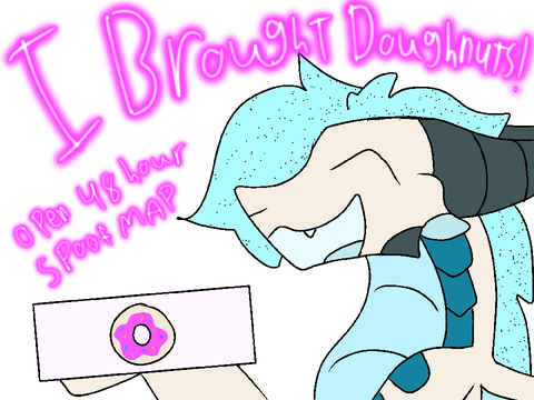 I bought doughnuts CLOSED 48 hour spoof map