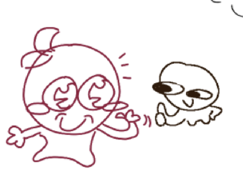 snowy and i on magma >:3