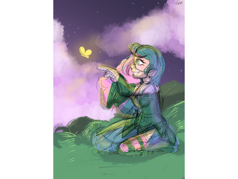 LIL SKETCH OF BLOSSOM
