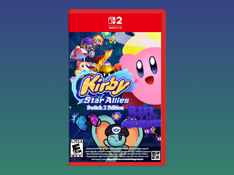 Kirby Star Allies - Switch 2 Edition + Rift of the Ancients box art idea