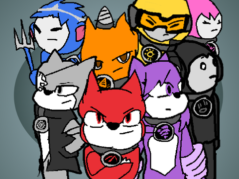The main heroes in one picture
