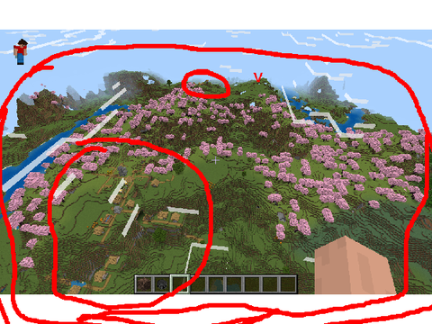 1 in 20,000 to 1 in 50,000 worlds minecraft seed!