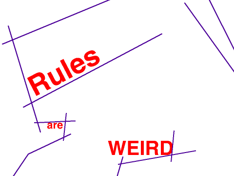 Opinion 1: Rules are Wierd