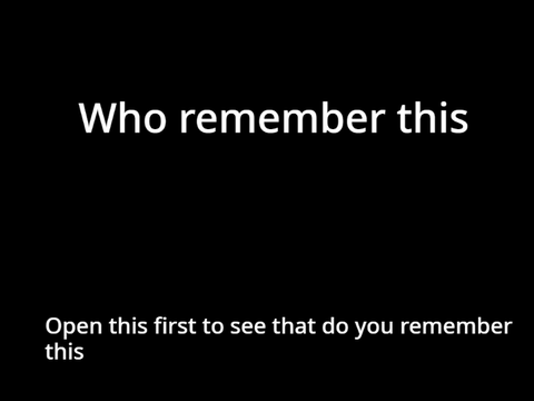 Who remembers this?
