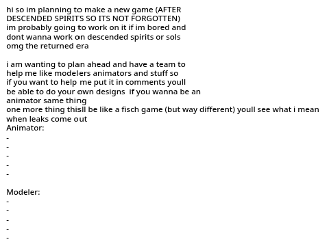 Soon be in works game