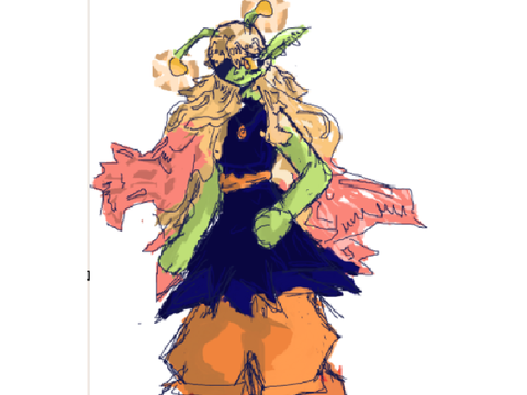Really long fanart of Beetle