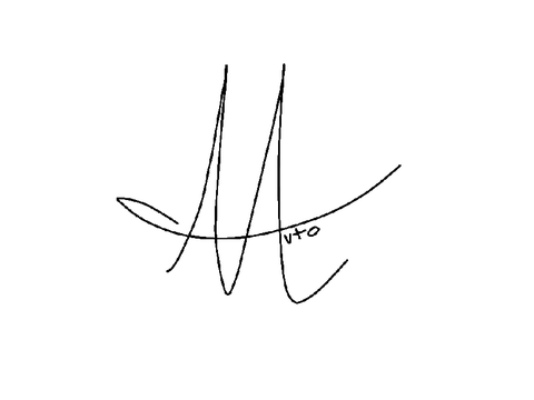 Practicing my art signature 