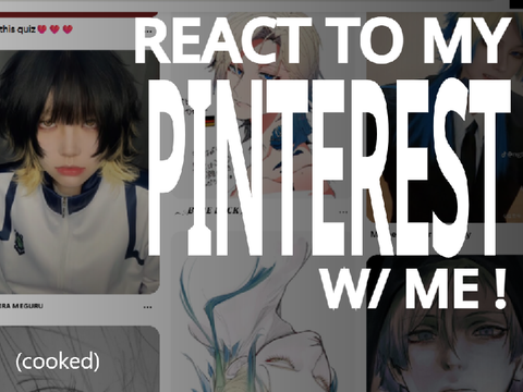 react to my cooked ahh pin w/ me..