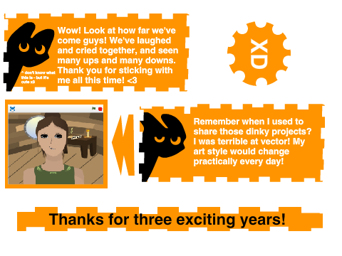3 YEARS ON SCRATCH!