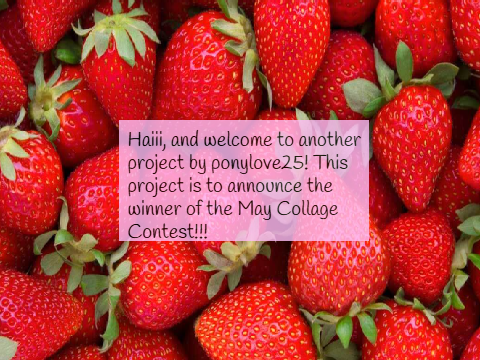 May Collage Contest Results