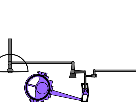 most of the parts that make a locomotive work