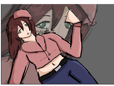 Drawing people’s ocs pt 4. (Check og project for oc)