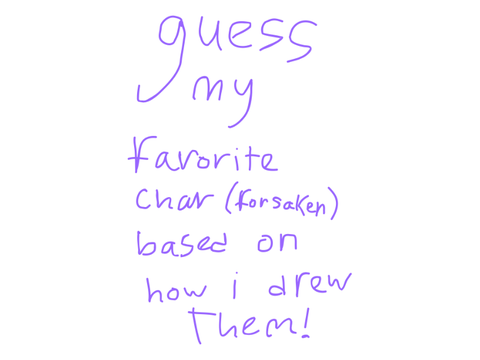 guess my favorite char based on how I drew them 
