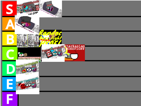 Paper Coutnryballs Tier list 