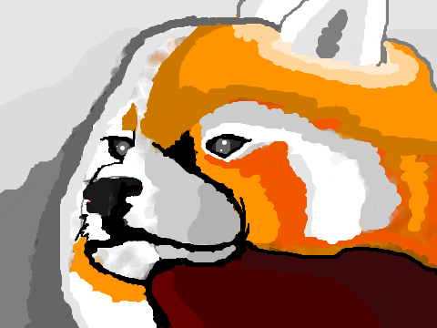 Red panda art