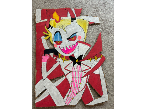 Cardboard Lucifer!
