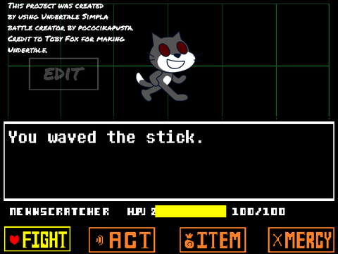 Scratch UnderTale Boss