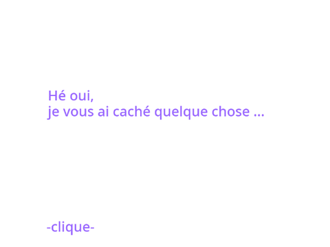 Mon projet caché