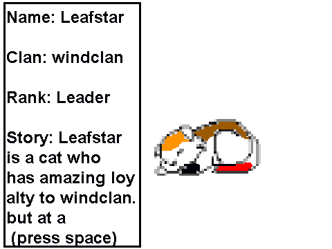 Leafstars life