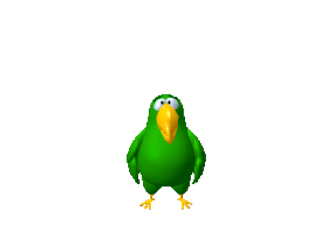  add the buttons Beat up peedy the parrot