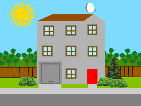 The Microsoft Gang house backdrops