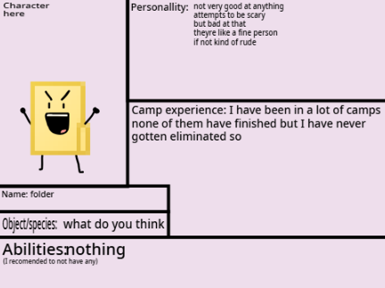 camp that will maybe finish its possible!