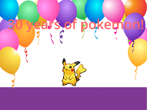 30 years of pokemon!