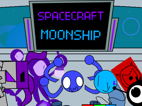 Spacecraft Moonship - Single Elementals
