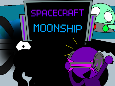 Spacecraft Moonship - Double Elementals (1/2)