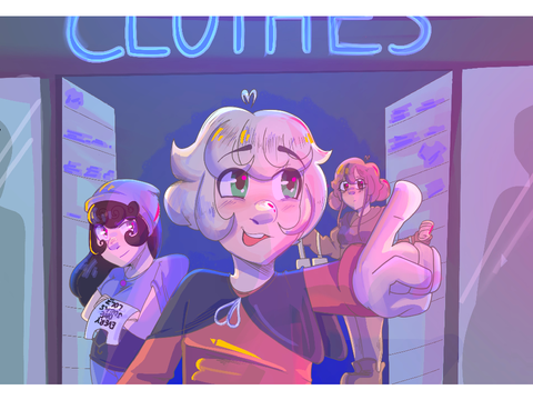 Stupid lil art I did for my OCs :)