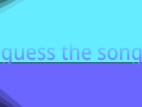 I want you guys to geuss what song is this
