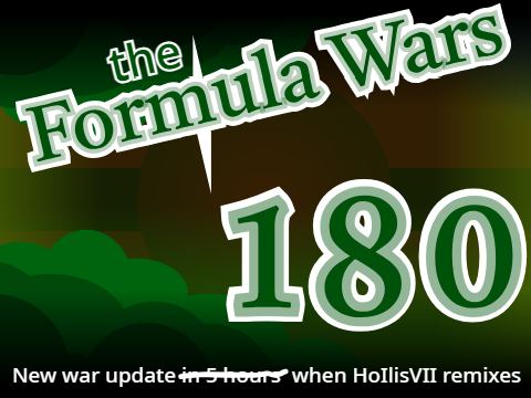 {the Formula Wars // semi-circle}