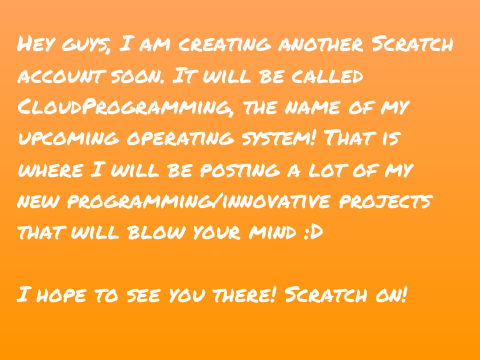 Updates! New account and upcoming os!