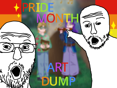Gay Month dump of art <3
