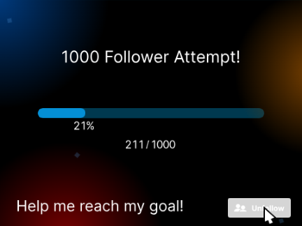 1000 Follower attempt 