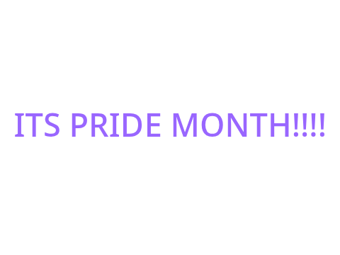 and a happy pride month too :D