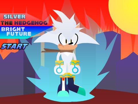 silver the hedgehog bright future NEW title with new animation and a scarf remix remix