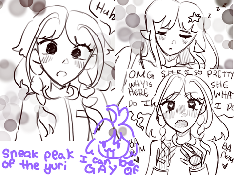 sneak peak - pride month art !!