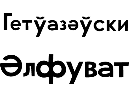 Gyetwasowski Alphabet