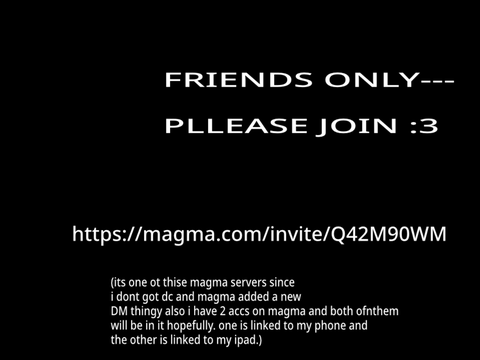 friends please join!