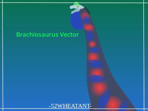 Brachiosaurus Vector
