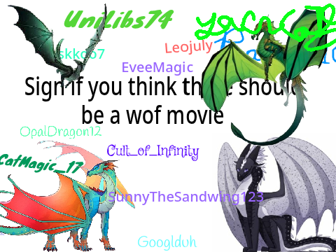 Sign If You Think We Need A WOF Movie remix remix remix remix remix remix