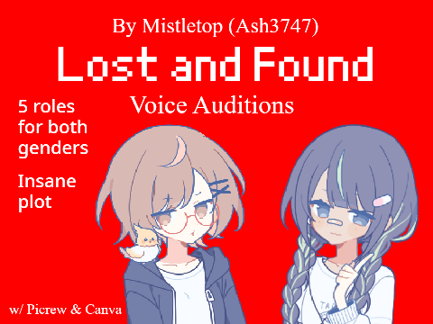 Lost & Found Auditions Ep 1. (ANIMATOR Roles)