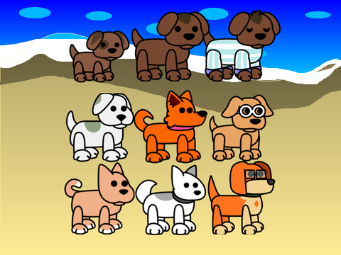Dogs (Literally) In The Sand