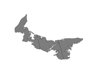 regional map of PEI