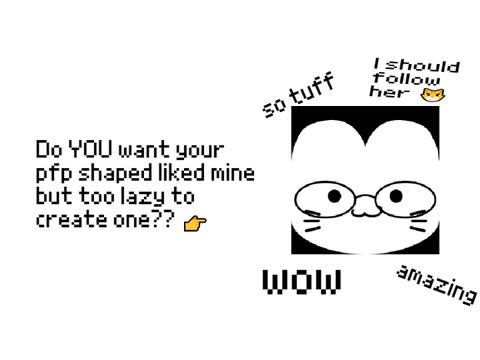I can make ur own square pfp!