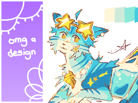 OPEN summer themed adopt !!!!competition kinda idk