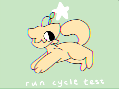 ★ run rabbit- run cycle animation ★